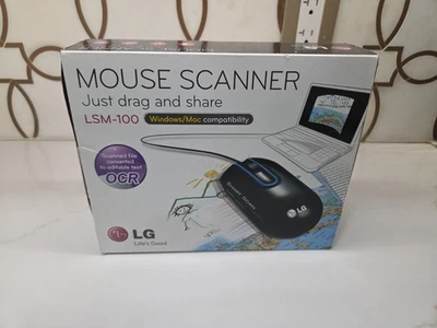 LG Mouse Scanner LSM-100 Windows MAC Just Drag and Share OCR - Image 1 of 4