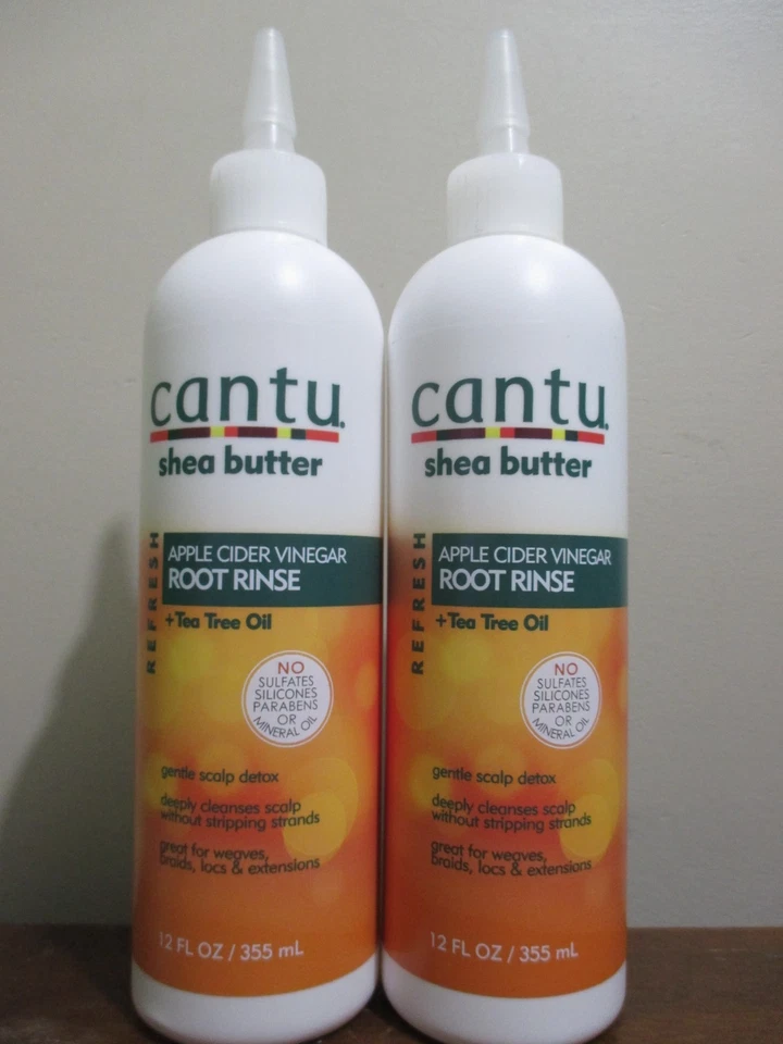 2x Manteiga de Karité CANTU Vinagre de Maçã Enxágue Raiz 12 Oz - Imagem 1 de 1
