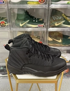 Jordan 12 Retro Invierno Negro EE. UU. Hombre 10 Usado Sin Caja - Imagen 1 de 6