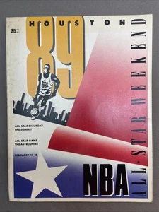 1989 NBA All Star Game Program The Summit Karl Malone MVP 48953b21 - Bild 1 von 3