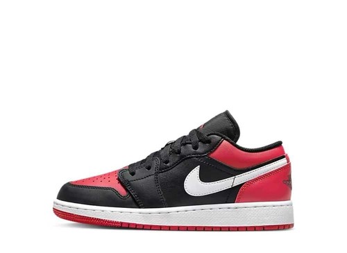 Nike GS Air Jordan 1 Low Bred mai usate