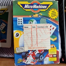 Micro Machines for NINTENDO NES PAL Pass Thru Cart Rare UK