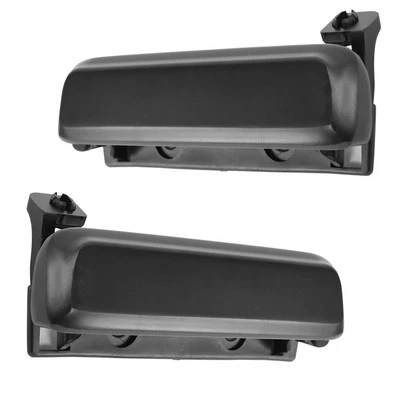 Manija de puerta exterior de metal negro par Bronco II 1984-1990 Foto 1 de 3