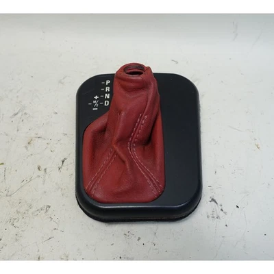 BMW Z3 Roadster 2001-2002 cupé palanca de cambios automática panel de selección con cuero rojo OEM Foto 1 de 4