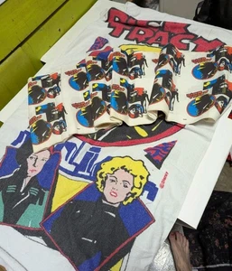 Dick Tracy Vintage Disney Towel And Paper Tablecloth Madonna Breathless - Picture 1 of 8