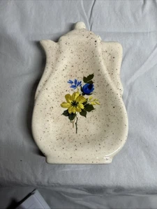 Vintage Hobbiest Floral Teapot Spoon  Rest ‘83 V153 - Picture 1 of 5