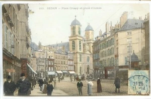 CP 08 - Ardennes - Sedan - Place Crussy et place d'Armes - Imagen 1 de 2