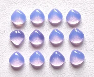 Excellent Lavender Quartz Gemstone Cabochon, Wholesale Heart Loose Gemstone - Picture 1 of 5