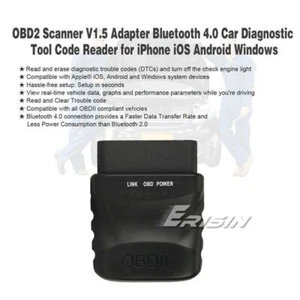 Mini Coche Bluetooth V1.5 OBD2 Escáner de Par Dispositivos de Diagnóstico Herramienta Para Android - Imagen 1 de 12
