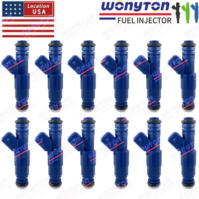 12Pcs Upgrade Bosc* EV6 Injectors D3762FA For 1988-1997 BMW 750iL 850Ci V12 - Image 1 of 4