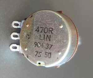470R OHM Linear Potentiometer - Picture 1 of 3