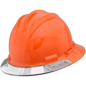 Bullard Orange AboveView Hard Hat Replacable Clear Brim & FREE SAFETY SUNGLASSES - Picture 1 of 5