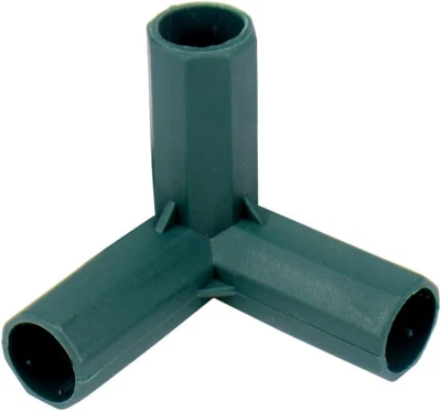 10Pcs 3 Way 16Mm Elbow PVC Pipe Fitting Build Heavy Duty Greenhouse Frame Furnit - Image 1 of 4