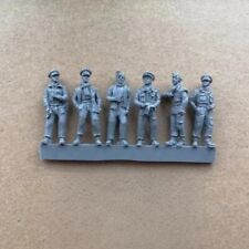 1/72 Scale Resin Figure Model Kit  Officer 6 People Micro Scene Layout Unassembl