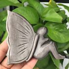 Mélange naturel papillon fée quartz sculpté crâne Reiki cadeau guérison-5