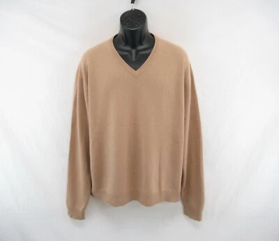 Suéter Pullover Club Room Para Hombre 100% Cachemira Fina Cuello en V Talla XXL #K250 Foto 1 de 4