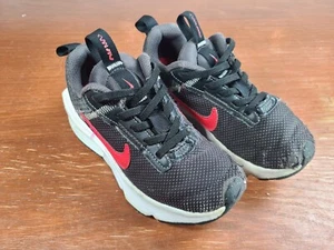 Nike Air Max INTRLK Black/Red Athletic Shoes Size 13C DH9394-200 - Picture 1 of 13