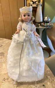 Madame Alexander 8" Christmas Tree Topper - 34725 White Angel With Tag - Picture 1 of 13