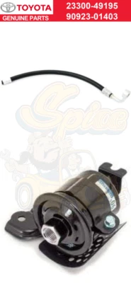 Toyota Supra MK4 JZA80 2JZ-GTE 2JZ-GE 93-98 Genuine Fuel Filter & Hose  NEW - Imagem 1 de 2