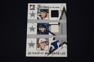 Crosby Ovechkin Carter 2005-06 ITG Ultimate Mem 3 Stars of the Game Jerseys /25