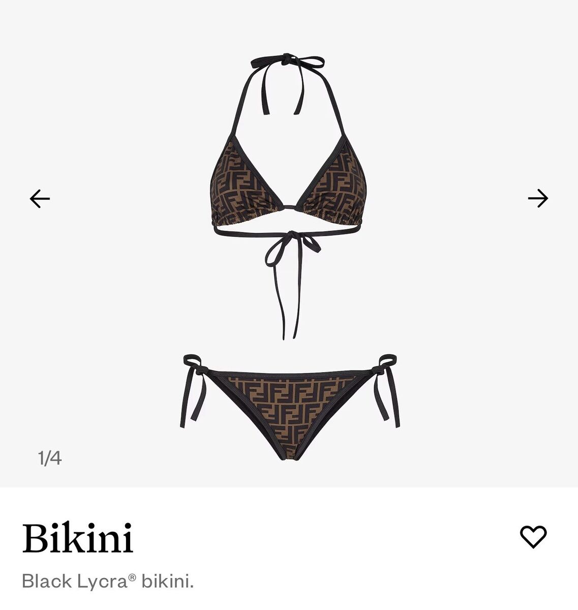 Fendi Bikinis for Women for sale | eBay Fendi Bikinis for Women for sale | eBay