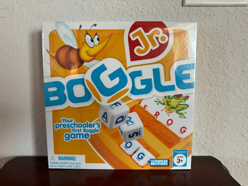 Boggle Jr Game Preschooler's Age 3 Parker Brothers 2005