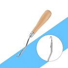 Crochet Needle Latch Hook With Wooden Handle Hair Extension Hook 6.22 Long Bhc