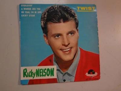 RICKY NELSON: Twist-France 7" 1961 Polydor 45 t.m. 27 735 Medium 4 Tracks EP PCV - Image 1 of 4