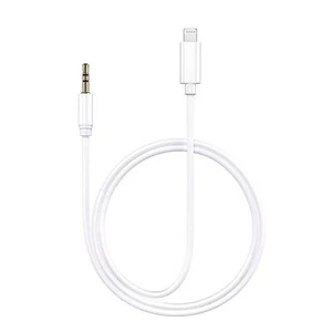 Adaptateur de connecteur pour auriculaires de coche avec câble auxiliaire pour iPhone - Photo 1 sur 5
