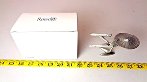 Star Trek Classic Rawcliffe Fine Pewter USS Enterprise 1701-A with Blue crystal - Picture 1 of 8