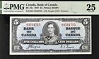Canada $5 BC-23c 1937 PMG 25 Very Fine Banknote