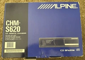 BRAND NEW OPEN BOX alpine chm-S620 cd changer Vintage Car audio - Picture 1 of 8
