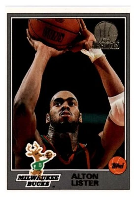 1992-93 Topps Archives Gold #17 Alton Lister - Milwaukee Bucks - Image 1 of 2