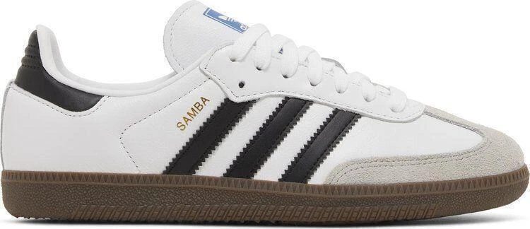 Size 6.5 - Adidas Samba OG White Clear Granite W