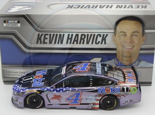 Kevin Harvick 2021 Mobil 1 Salutes Color Chrome #4 1/24th Cup Series 1 of 96 - Image 1 of 1