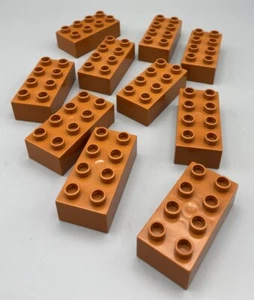 LEGO DUPLO Juguetes de Construcción a Granel MARRÓN BRONCEADO 2x4 Ladrillos Lote 10 Bloques Piezas de Repuesto - Imagen 1 de 4