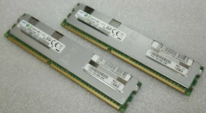 Samsung 32GB (2X16GB) 4Rx4 PC3-8500R DDR3 ECC Server Memory Ram M393B2K70DM0-CF8 - Picture 1 of 1