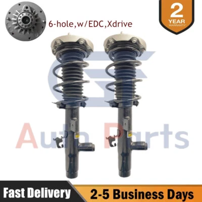 2x Front Shock Strut Assys w/EDC For BMW 3/4 Series F30 F32 330i 435i xDrive 13- - Image 1 of 4