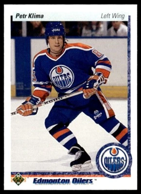 1990 Upper Deck #282 Petr Klima - Edmonton Oilers - Image 1 of 2