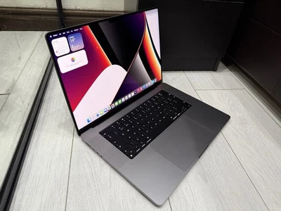 Apple MacBook Pro 16" Retina 2021 - 2TB SSD 32GB Ram 10C CPU 32C GPU M1 Max Grey - Image 1 of 4