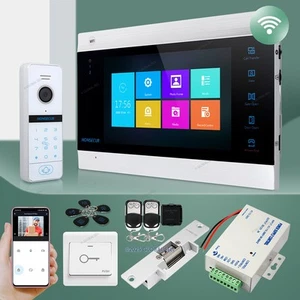 HOMSECUR WIFI Video Doorbell Intercom Password RFID Waterproof External Memory - Picture 1 of 14