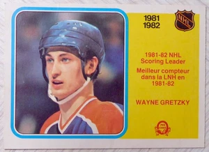 TARJETA WAYNE GRETZKY 1982-83 O-PEE-CHEE #243 EDMONTON OILERS LÍDER DE PUNTUACIÓN NHL - Imagen 1 de 2