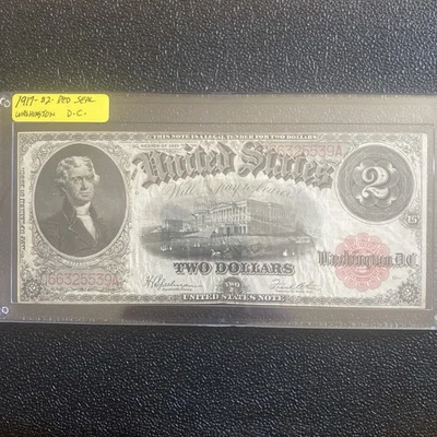 1917 2 dollar bill - Image 1 of 4
