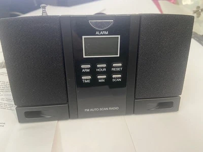 FM Radio Alarm Clock with Digital Display Item No. 0528 Brand New in the Box - Image 1 of 4