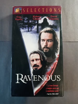 Ravenous (VHS, 1999) Guy Pearce, Robert Carlyle, Jeffrey Jones Vampires Horror - Image 1 of 3