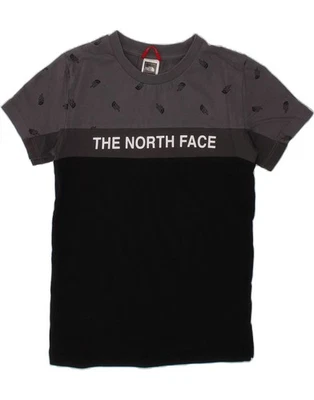 THE NORTH FACE Boys Graphic T-Shirt Top 9-10 Years Medium Black AO11 - Image 1 of 3