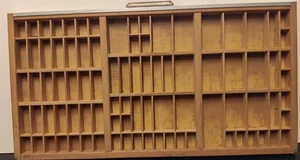 2 Vintage Castcraft Italian Printers Drawer Case Letterpress Free Ship! 17x32 15 - Picture 1 of 13