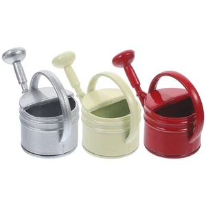  3 Pcs Dollhouse Watering Can Small Kids Miniature Garden Accessory Flower - Picture 1 of 12
