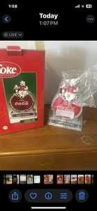 Coca Cola Polar Bear & Penguin Lunch With Us Cookie Jar 2001 Vintage NIB #CJ0206 - Picture 1 of 1