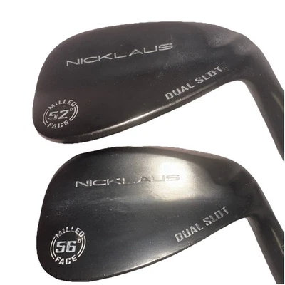 Jack Nicklaus Milled Dual Slot Tour Gap  / Sand Wedge Set Pewter - Image 1 of 4